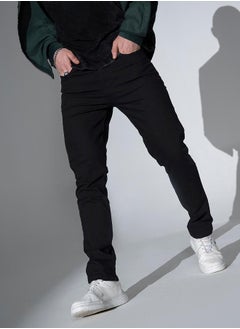 Buy Mid Rise Clean Look Slim Fit Jeans in Saudi Arabia