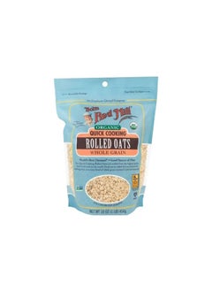 Buy Bob's Red Mill Organic Quick Cooking Rolled Oats 454g in UAE