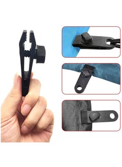 Buy Tarp Clips Heavy Duty Lock Grip Clamps Thumb Screw Tent Clip Secures Tarps Awning Clamp Set for Camping Tarps Awnings Caravan Canopies Car Covers Swimming Pool Covers Boat Cover 12piece in UAE