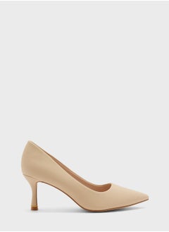 Buy Pointed Toe Mid Heel Pumps in UAE