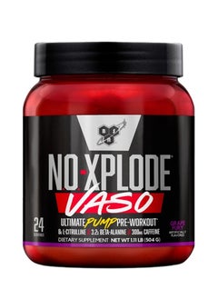 Buy No-xplode Vaso Ultimate Pre workout Pump Grape Fury 1.11 lb in UAE