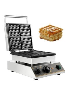 Buy 1750W stainless steel cost iron 4 Pieces  waffle maker square waffle machine wholesale in UAE