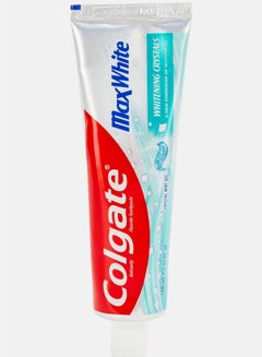 اشتري كولجيت ماكس وايت مع بلورات التبييض - كريستال نعناع - معجون أسنان مضاد للتسوس - 100 مل في الامارات