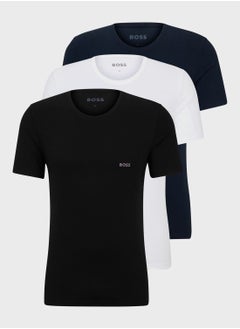 اشتري 3 Pack Assorted Crew Neck T-Shirt في السعودية