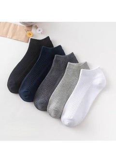 اشتري Men Absorb Sweat and Deodorize Socks 5 Pairs High Quality Socks One Size Fits All في الامارات