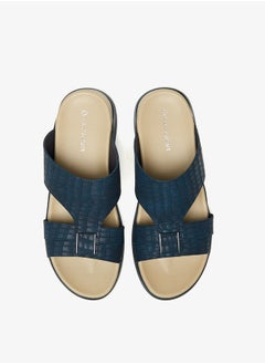 Buy Men's Textured Slip-On Sandals in UAE