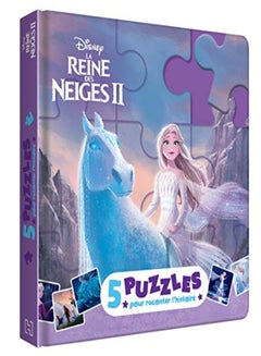 اشتري LA REINE DES NEIGES 2 - MON PETIT LIVRE PUZZLE - 5 PUZZLES 9 PIECES - DISNEY في الامارات