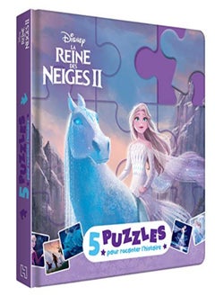 اشتري LA REINE DES NEIGES 2 - MON PETIT LIVRE PUZZLE - 5 PUZZLES 9 PIECES - DISNEY في الامارات