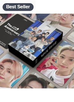 Buy 55 Piece Stray Kids 5th Anniversary Photo New Album Lomo Card in Saudi Arabia