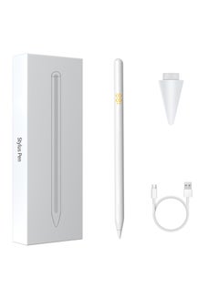 اشتري قلم ستايلس لجهاز iPad مع بطارية رقمية ، متوافق مع (2018-2022) Apple iPad Pro (11 / 12.9 بوصة) ، iPad Air 3rd / 4th Gen ، iPad 6/7 / 8th Gen ، iPad Mini 5th Gen للكتابة / الرسم الدقيق في السعودية