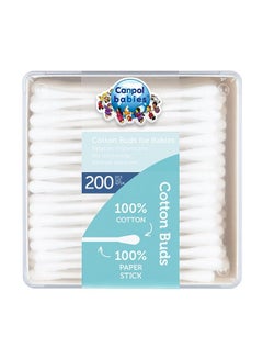 Buy Canpol babies  Cotton Buds 200 pcs Environmentally friendly in Saudi Arabia