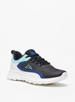 Buy Men Textured Lace-Up Sports Shoes in Saudi Arabia