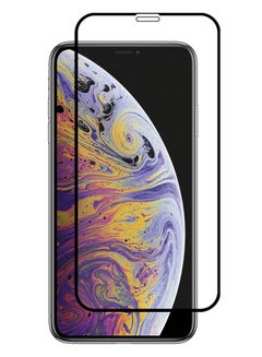 Buy iPhone XS and X Screen Protector 3D Tempered Glass 9H Scratch-Resistant Full Coverage Easy Installation 5.8 inch in UAE
