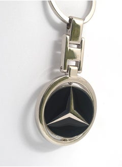 Buy Zinc Alloy Metal 3D Logo Keychain For Mercedes Benz in UAE