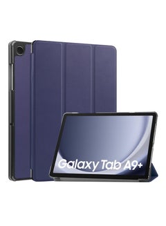 Buy Trifold Smart Cover Protective Slim Case for Samsung Galaxy Tab A9 Plus Blue in Saudi Arabia