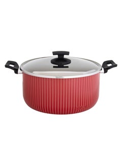 اشتري Newflon Cooking Pot With Steel Lid Size 32 cm في السعودية