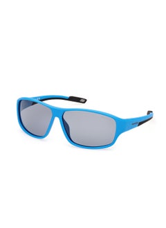 Buy Men's Polarized Oval Shape Plastic Sunglasses SE636491D65 - Lens Size: 65 Mm - Matte Blue in Saudi Arabia