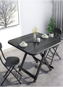 Buy Folding Tables, Indoor Lightweight Half Fold Table, Durable and Sturdy Foldable Tables, Black in Saudi Arabia