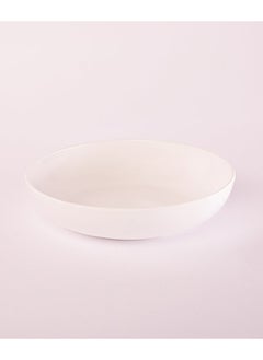 Buy Bright Designs Melamine Deep Dish 
Set of 6 (D 22cm H 5cm) White in Egypt