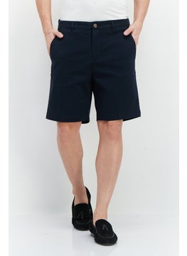 اشتري Men 9 Inseam Plain Basic Short, Dark Navy في الامارات