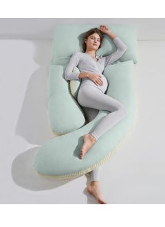 Buy Pregnancy Pillows, U Shaped Full Body Maternity Pillow with Removable Cover, All in 1 Pregnancy Pillows for Sleeping Relaxing and Nursing in UAE