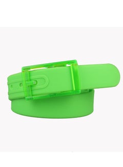 Buy High Quality Silicone Belt For Men And Women 116.5cm Green in UAE