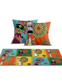 Buy ramadan set runner and 2 cover cushions 45*45 in Egypt