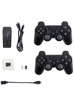 Buy Y3 Lite Game Stick Console with Dual 2.4G Wireless Controllers Connect TV High-definition Output with 32G Card 3000 Games in UAE