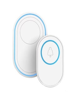 اشتري Home Intelligent Wireless Waterproof 300 Meters Range Doorbell White في الامارات