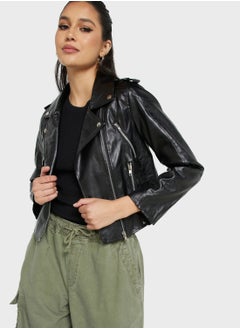 Buy Classic Biker Jacket in UAE