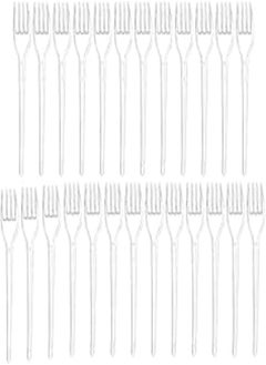 Buy Sylla plastic forks, 25 count - clear in Egypt