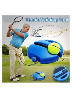 Buy Tennis Trainer Rebound Ball, Solo Tennis Training Equipment for Self-Pracitce, Tennis Training Equipment Kit, Portable Tennis Equipment for Beginners, Kids, Adults in Saudi Arabia