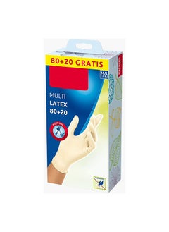 Buy Vileda Latex Gloves 12 x 3 x 22 cm in UAE