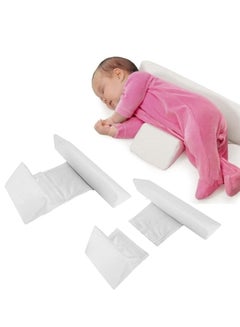 Buy Anti-Rollover Breathable Comfortable Unique Design Side Sleeping Pillow Baby Side Sleeper Wedge Body Positioner Back and Body Supports Triangle Support Design Removable and Washable in Saudi Arabia