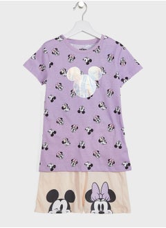 Buy Youth Mickey & Minnie Pyjama Set in UAE