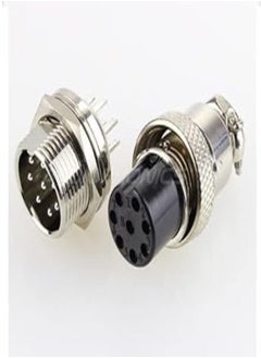 اشتري GX16-10 Pole Metal Male Female Panel Connector في مصر