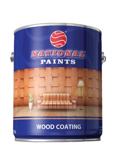 Buy National Paints Wood Stain Ebony Color N-034 (4 L) Premium Fast Drying in UAE