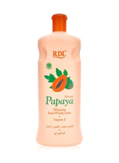 Buy Papaya Whitening Hand And Body Lotion 600ml in Saudi Arabia