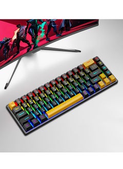 Buy 68-key RGB mechanical keyboard Arabic in Saudi Arabia