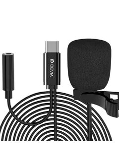 Buy Devia EM063 Smart series wired Microphone Type-C - 1.5M - Black in Egypt