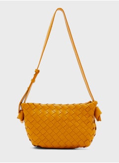 Buy Weave Handbag With Shoulder Strap in UAE