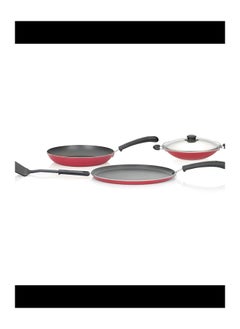 اشتري Premier Aluminium Non Stick Cookware 5 Pcs Set- Hg 518 في الامارات