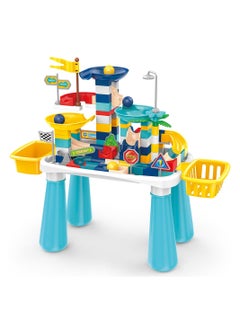 Buy DIY Slide Track Rolling Ball Blocks Table(111pcs), STEM Series - Multicolor in Saudi Arabia