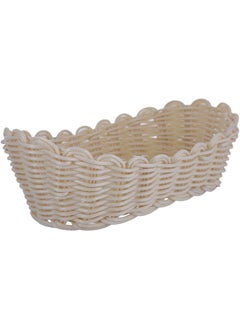 اشتري Sunnex C06002 Rattan Basket, Beige في الامارات