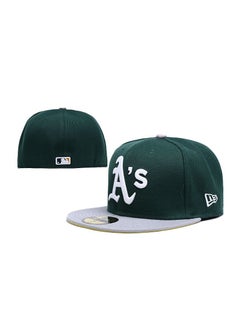 Buy NEW York 3D Embroidered Fitted Baseball Team Cap with Closed Back for Sun Protection-55.8CM in Saudi Arabia