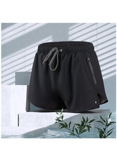 اشتري Fashionable Men's Double-Layer Quick Drying Beach Swimming Shorts في الامارات