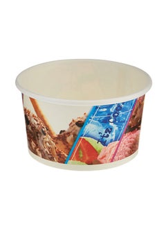 Buy Hotpack | Paper Ice Cream Cup 500Ml - 5 Pieces in UAE