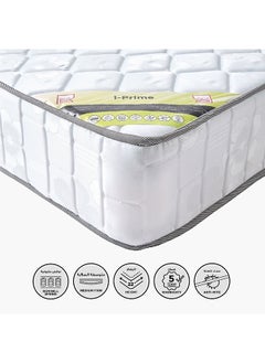 Buy i-Prime Super King Bonnell Spring Mattress 200 x 22 x 200 cm in UAE