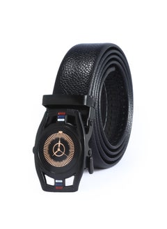 اشتري 130CM Creative Casual Versatile Wear Resistant Leather Automatic Buckle Belt في الامارات