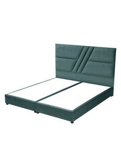 Buy Gogo | Velvet Bed Frame - Turquoise in Saudi Arabia